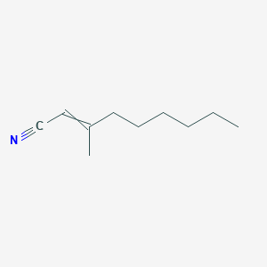 molecular formula C10H17N B155627 3-Methylnon-2-enenitrile CAS No. 53153-66-5