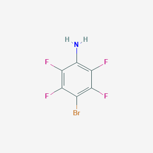 molecular formula C6H2BrF4N B155666 4-溴-2,3,5,6-四氟苯胺 CAS No. 1998-66-9