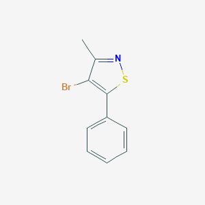 B155670 4-Bromo-3-methyl-5-phenylisothiazole CAS No. 1732-51-0