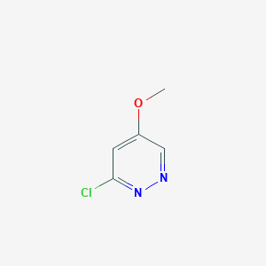 molecular formula C5H5ClN2O B155678 3-氯-5-甲氧基吡啶嗪 CAS No. 123696-02-6