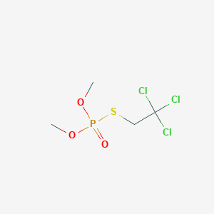 B155679 O,O-Dimethyl S-(2,2,2-trichloroethyl) phosphorothioate CAS No. 1886-01-7