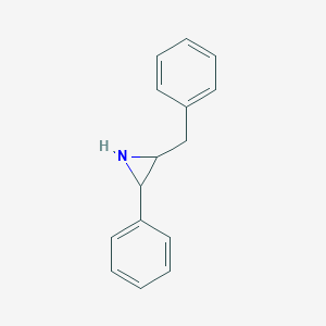 B155683 2-Benzyl-3-phenylaziridine CAS No. 1605-08-9