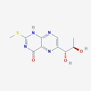 molecular formula C10H12N4O3S B015570 4-羟基-6-(L-赤藓糖-1,2-二羟丙基)-2-甲硫代蝶呤 CAS No. 1217684-24-6