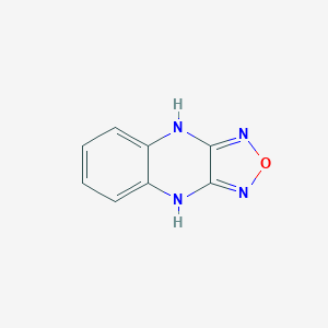 molecular formula C8H6N4O B155735 1H,3H-[1,2,5]Oxadiazolo[3,4-B]quinoxaline CAS No. 126448-27-9