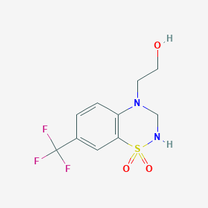 2,3-Dihydro-7-(trifluoromethyl)-4H-1,2,4-benzothiadiazine-4-ethanol 1,1-dioxide