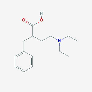 molecular formula C15H23NO2 B155783 2-Benzyl-4-(diethylamino)butanoic acid CAS No. 1613-24-7