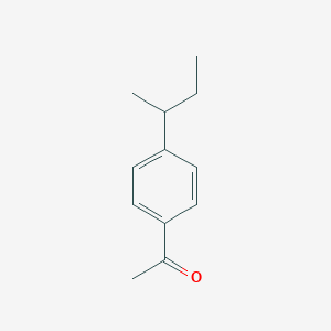 molecular formula C12H16O B155789 1-(4-Sec-butylphenyl)ethanone CAS No. 7645-81-0