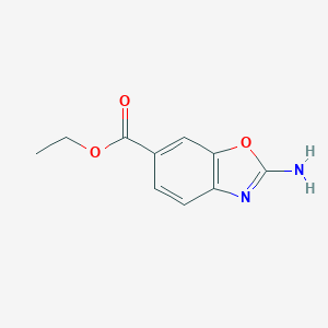 molecular formula C10H10N2O3 B155791 Ethyl 2-amino-1,3-benzoxazole-6-carboxylate CAS No. 128618-36-0