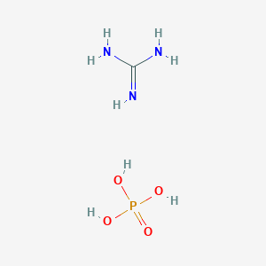 molecular formula CH8N3O4P B155843 磷酸胍 CAS No. 1763-07-1