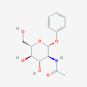 molecular formula C14H19NO6 B155845 Phenyl 2-acetamido-2-deoxy-alpha-D-glucopyranoside CAS No. 10139-04-5