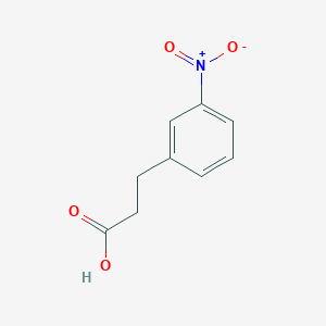 molecular formula C9H9NO4 B155863 3-(3-硝基苯基)丙酸 CAS No. 1664-57-9