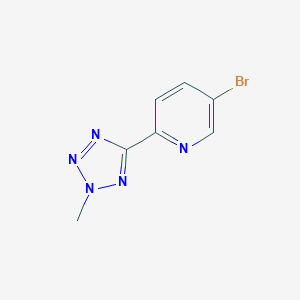 molecular formula C7H6BrN5 B155878 5-溴-2-(2-甲基-2H-四唑-5-基)吡啶 CAS No. 380380-64-3