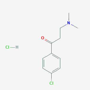molecular formula C11H15Cl2NO B155900 1-(4-氯苯基)-3-(二甲基氨基)丙酮盐酸盐 CAS No. 1798-83-0
