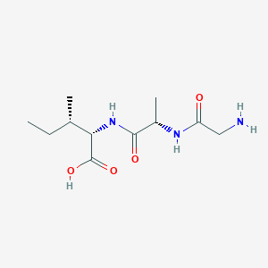 B155949 Glycyl-alanyl-isoleucine CAS No. 137730-92-8