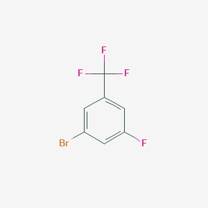 molecular formula C7H3BrF4 B155950 3-溴-5-氟苯三氟化物 CAS No. 130723-13-6
