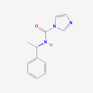 molecular formula C12H13N3O B015597 N-[(S)-(-)-1-Phenylethyl]imidazole-1-carboxamide CAS No. 151252-80-1