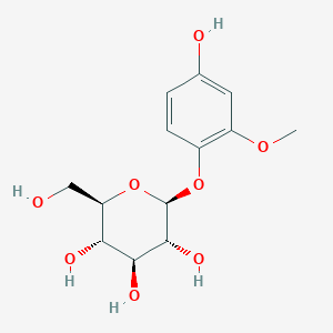 molecular formula C13H18O8 B155972 异丁香苷 CAS No. 31427-08-4