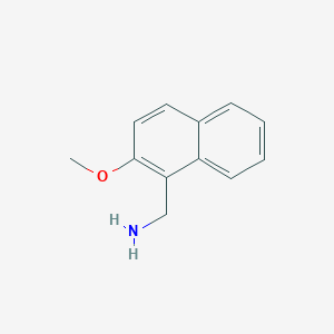 B155987 (2-Methoxynaphthalen-1-yl)methanamine CAS No. 136402-93-2