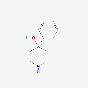 molecular formula C11H15NO B156043 4-苯基哌啶-4-醇 CAS No. 40807-61-2
