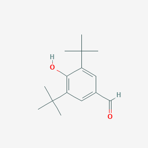 molecular formula C15H22O2 B156050 3,5-二叔丁基-4-羟基苯甲醛 CAS No. 1620-98-0
