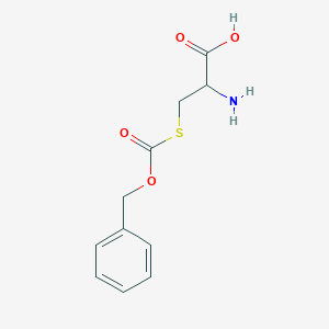 molecular formula C11H13NO4S B156057 (R)-2-氨基-3-(((苄氧羰基)硫代)丙酸 CAS No. 1625-72-5