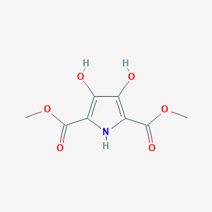 molecular formula C8H9NO6 B156080 3,4-二羟基-1H-吡咯-2,5-二甲酸二甲酯 CAS No. 1632-19-5