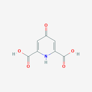 molecular formula C7H5NO5 B156089 Chelidamic acid CAS No. 138-60-3