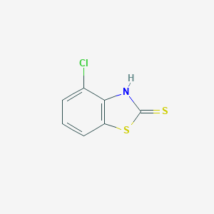 molecular formula C7H4ClNS2 B156095 4-氯苯并[d]噻唑-2-硫醇 CAS No. 1849-65-6