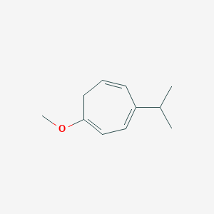 molecular formula C11H16O B156113 1-Methoxy-4-propan-2-ylcyclohepta-1,3,5-triene CAS No. 126893-59-2