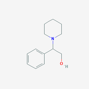 molecular formula C13H19NO B156125 2-苯基-2-哌啶-1-基-乙醇 CAS No. 135286-01-0
