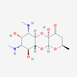 molecular formula C14H24N2O7 B156147 壮观霉素 CAS No. 1695-77-8