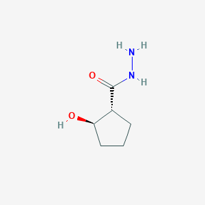 B156198 (1R,2R)-2-hydroxycyclopentane-1-carbohydrazide CAS No. 130023-72-2