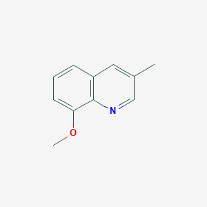 molecular formula C11H11NO B156204 8-甲氧基-3-甲基喹啉 CAS No. 112955-06-3