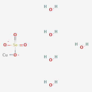 molecular formula CuSeO4·5H2O<br>CuH10O9Se B156219 五水合硒酸铜 CAS No. 10031-45-5