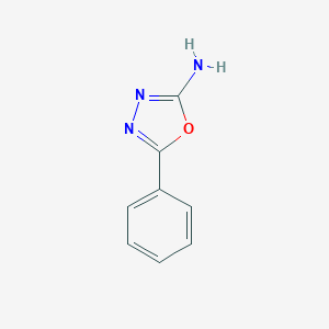 molecular formula C8H7N3O B156248 5-苯基-1,3,4-噁二唑-2-胺 CAS No. 1612-76-6