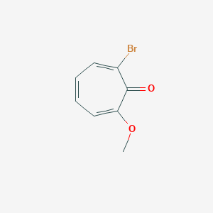 molecular formula C8H7BrO2 B156251 2-溴-7-甲氧基托品酮 CAS No. 1728-86-5