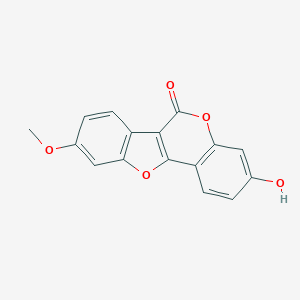 molecular formula C16H10O5 B156298 9-O-Methylcoumestrol CAS No. 1690-62-6