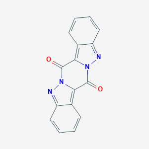 B156311 Pyrazino[1,2-b:4,5-b']bis(indazole)-7,14-dione CAS No. 115660-68-9