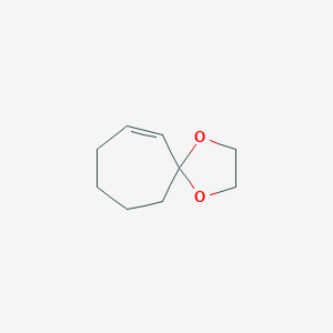 molecular formula C9H14O2 B156324 1,4-二氧杂螺[4.6]十一-6-烯 CAS No. 1728-24-1