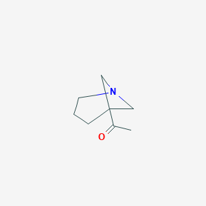 B156325 1-(1-Azabicyclo[3.1.1]heptan-5-yl)ethanone CAS No. 133998-51-3