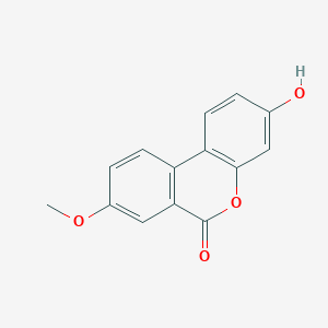 molecular formula C14H10O4 B156467 3-羟基-8-甲氧基-6H-苯并[c]色烯-6-酮 CAS No. 35233-17-1