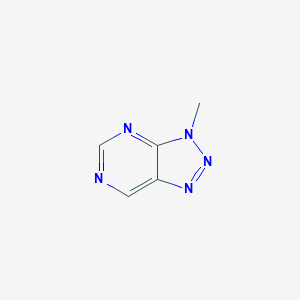 molecular formula C5H5N5 B156540 3-甲基-3H-[1,2,3]三唑并[4,5-d]嘧啶 CAS No. 10179-85-8