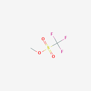 molecular formula C2H3F3O3S B156547 甲基三氟甲磺酸酯 CAS No. 333-27-7