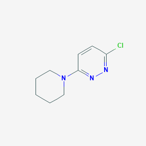 molecular formula C9H12ClN3 B156552 3-Chloro-6-(piperidin-1-yl)pyridazine CAS No. 1722-11-8