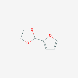 molecular formula C7H8O3 B156565 2-(1,3-二氧戊环-2-基)呋喃 CAS No. 1708-41-4