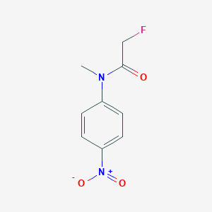 molecular formula C9H9FN2O3 B156583 Acetanilide, 2-fluoro-N-methyl-4'-nitro- CAS No. 10016-09-8