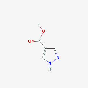 molecular formula C5H6N2O2 B156598 Methyl 1H-pyrazole-4-carboxylate CAS No. 51105-90-9