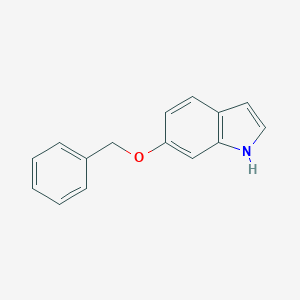 molecular formula C15H13NO B015660 6-苄氧基吲哚 CAS No. 15903-94-3