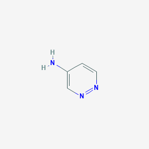 molecular formula C4H5N3 B156604 4-Aminopyridazine CAS No. 20744-39-2
