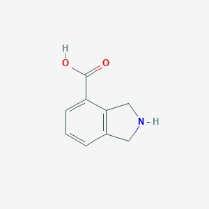 molecular formula C9H9NO2 B156631 异吲哚啉-4-羧酸 CAS No. 658683-13-7